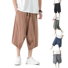 elastic waist, lowgradepant, Chinese, Casual pants