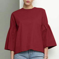 shirtsforwomen, blouse, Plus Size, 34sleeve
