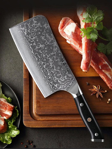 bonechopper, Steel, Kitchen & Dining, damascussteelchefknive