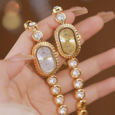 quartz, Waterproof, Bracelet Watch, Elegant