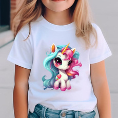cute, Shorts, unicornshortsleeve, Graphic T-Shirt