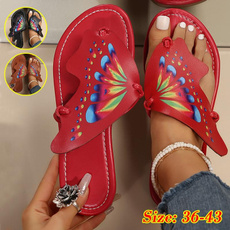 butterfly, Summer, Flip Flops, Sandals
