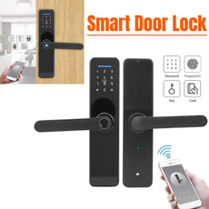 fingerprintdoorhandle, Door, Keys, fingerprintlock