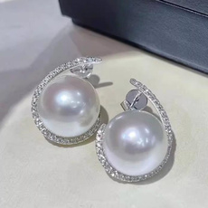 weddingengagement, Jewelry, Pearl Earrings, Stud Earring