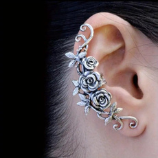 Flowers, Jewelry, vintage earrings, Earring