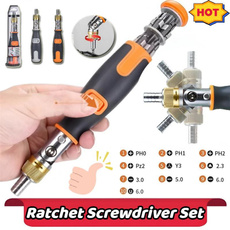 multifunctionalscrewdriver, ratchetscrewdriver, repairtool, Screwdriver Sets