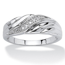 Cubic Zirconia, twistring, Women Ring, 925 silver rings