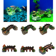 bridge, aquariums, fishtanksdecor, simulationbonsai