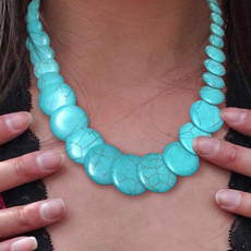 Turquoise, Fashion, Chain, vintage jewelry