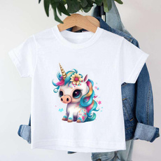 Summer, Fashion, unicornshortsleeve, Graphic T-Shirt