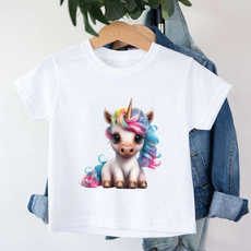 Kawaii, cute, summer t-shirts, unicornshortsleeve