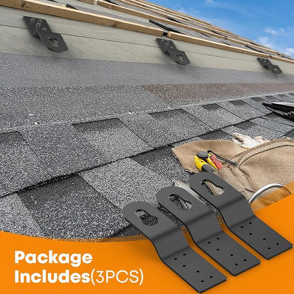 Roof Equipment Safety Brackets 3pcs Roof Safety Brackets Hitch Clip ...