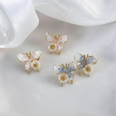 butterfly, earringforwomen, Flowers, Jewelry