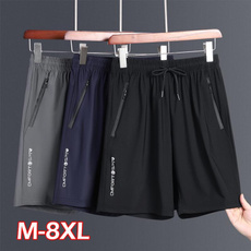 Plus Size, quickdryshort, casualshortsmen, Elastic