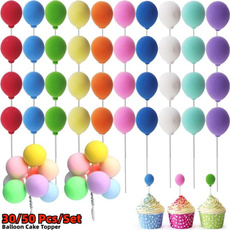 Mini, ballooncaketopper, minicolorfulballoon, Colorful