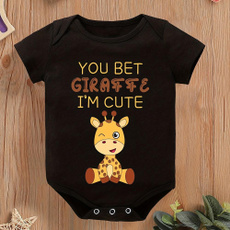 cute, Shorts, giraffejumpsuit, babyshirt