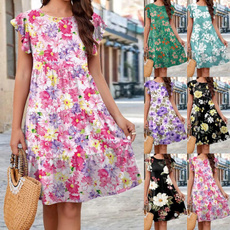 dressforwomen, Moda, Floral print, print dress