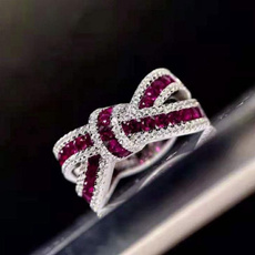 Cubic Zirconia, Fashion, Women Ring, 925 silver rings