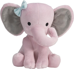 pink, Toy, Plush, Elephant