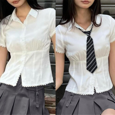 blouse, Shorts, ruffle, Shirt