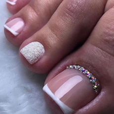 butterfly, DIAMOND, glossyfrenchfalsetoenail, Beauty