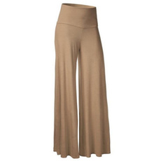 Wool, wideleg, Waist, Bottom
