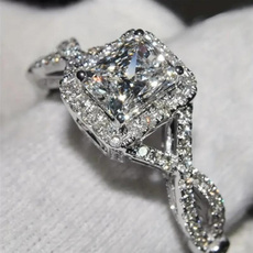 Jewelry, Engagement, Women Ring, 925 silver rings