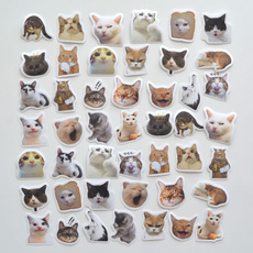 animalsticker, Decor, labelsticker, catpattern
