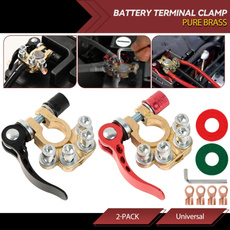 Brass, batteryconnectionclip, Head, Battery