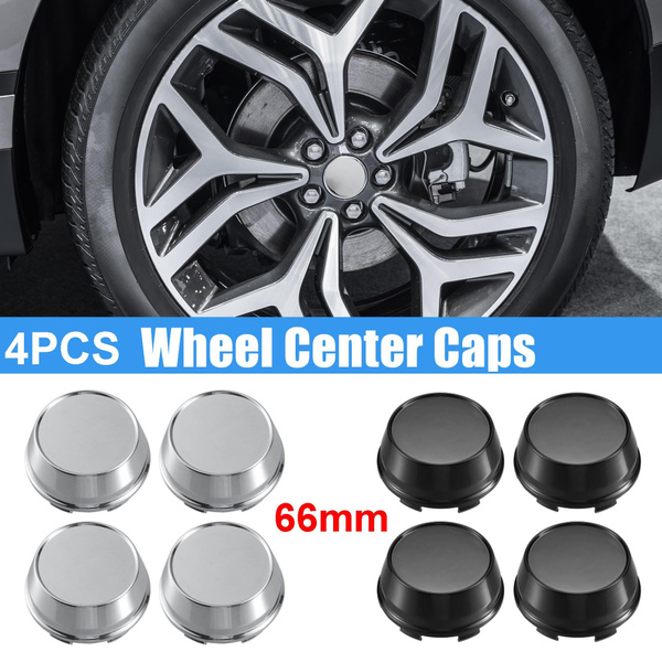 4PCS 66mm Overall Outer Dia 6 Clips Car Wheel Center Rim Hub Center ...