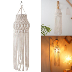 artisanal, lampshade, Tassels, macrame