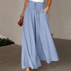 Summer, Wool, pants, high waisted