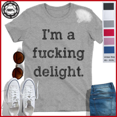 Funny, Graphic, Necks, Sleeve