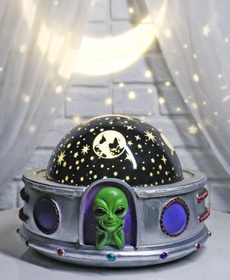 alien, projector, lights, Steampunk