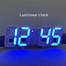clockwallhomedecor, Decor, led, 3dwallclock