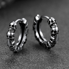 huggieearring, halloweenearring, Goth, punk earring