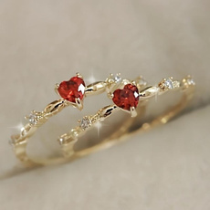 Heart, wedding ring, cute, Simple