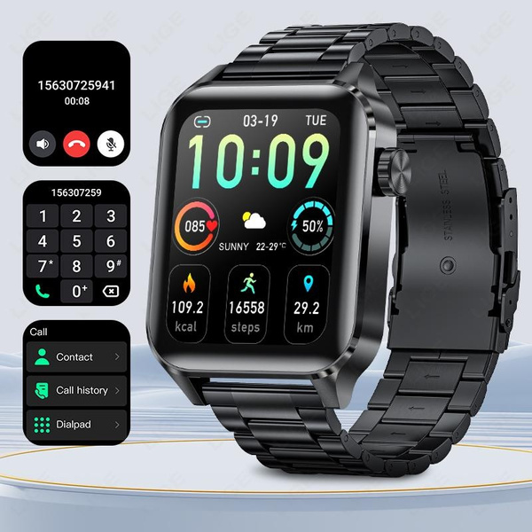 Smartwatch Recorder 2024 New Smart Watch With Exercise Recording/Voice Assistant/Timer ...