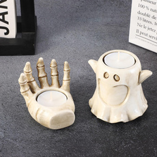 Seasonal, centerpiececandleholder, ghost, Candleholders