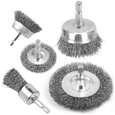 wiregrinderbrush, hexshank, carbonsteel, cleaningbrushesfordrill
