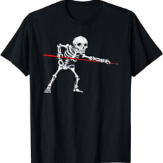 Funny, Shorts, Skeleton, Sleeve