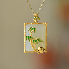 goldplated, bambooleave, leaf, Jewelry