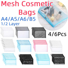 zipperbag, School, Makeup bag, Office