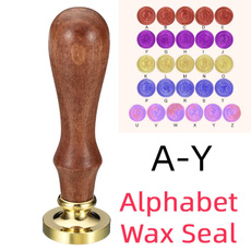 lettersealing, waxsealstamp, alphabetstamp, Scrapbooking