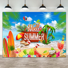 Summer, summerbeachbackground, beachbackground, surfboardbackground