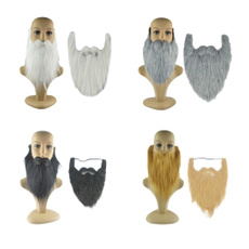 Funny, fakebeard, headdress, moustache