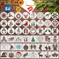 Wood, stencil, Christmas, educationofficesupplie