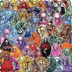 skeletonsticker, skullsticker, Skeleton, Sports & Outdoors