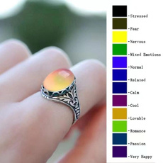 crystal ring, Korut, emotionalmoodring, Vintage
