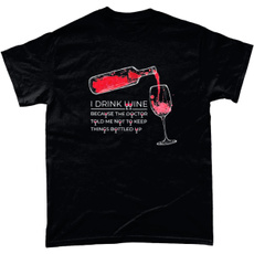 short sleeves, Funny, Drinks, Shirt